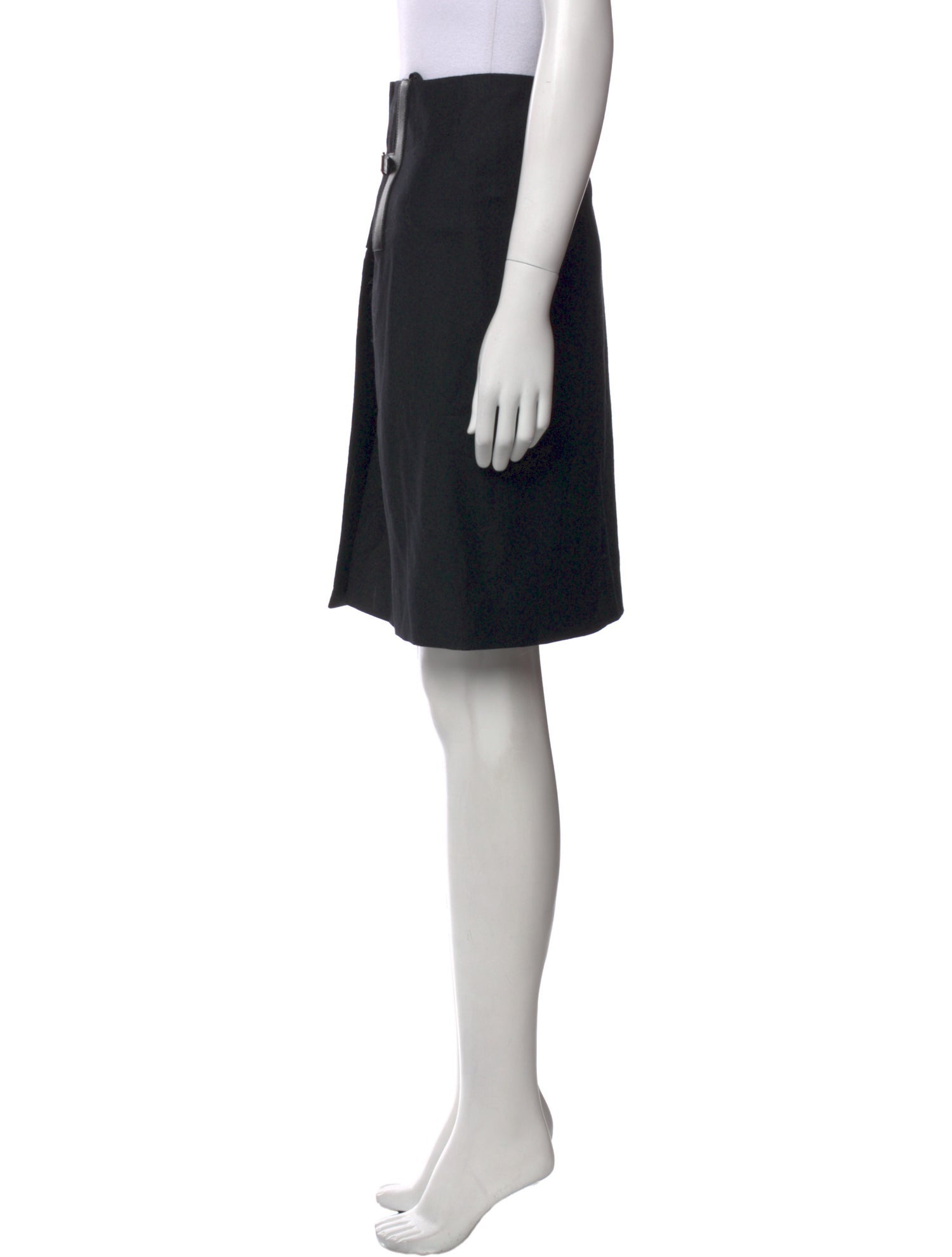 Hermès Virgin Wool Knee-Length Skirt