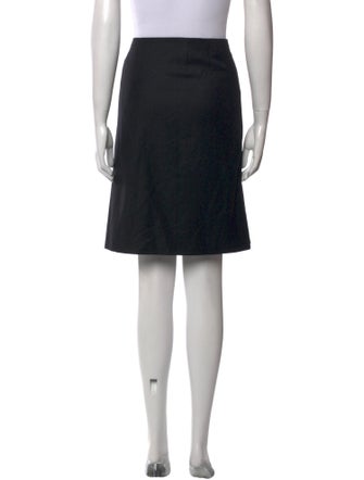 Hermès Virgin Wool Knee-Length Skirt
