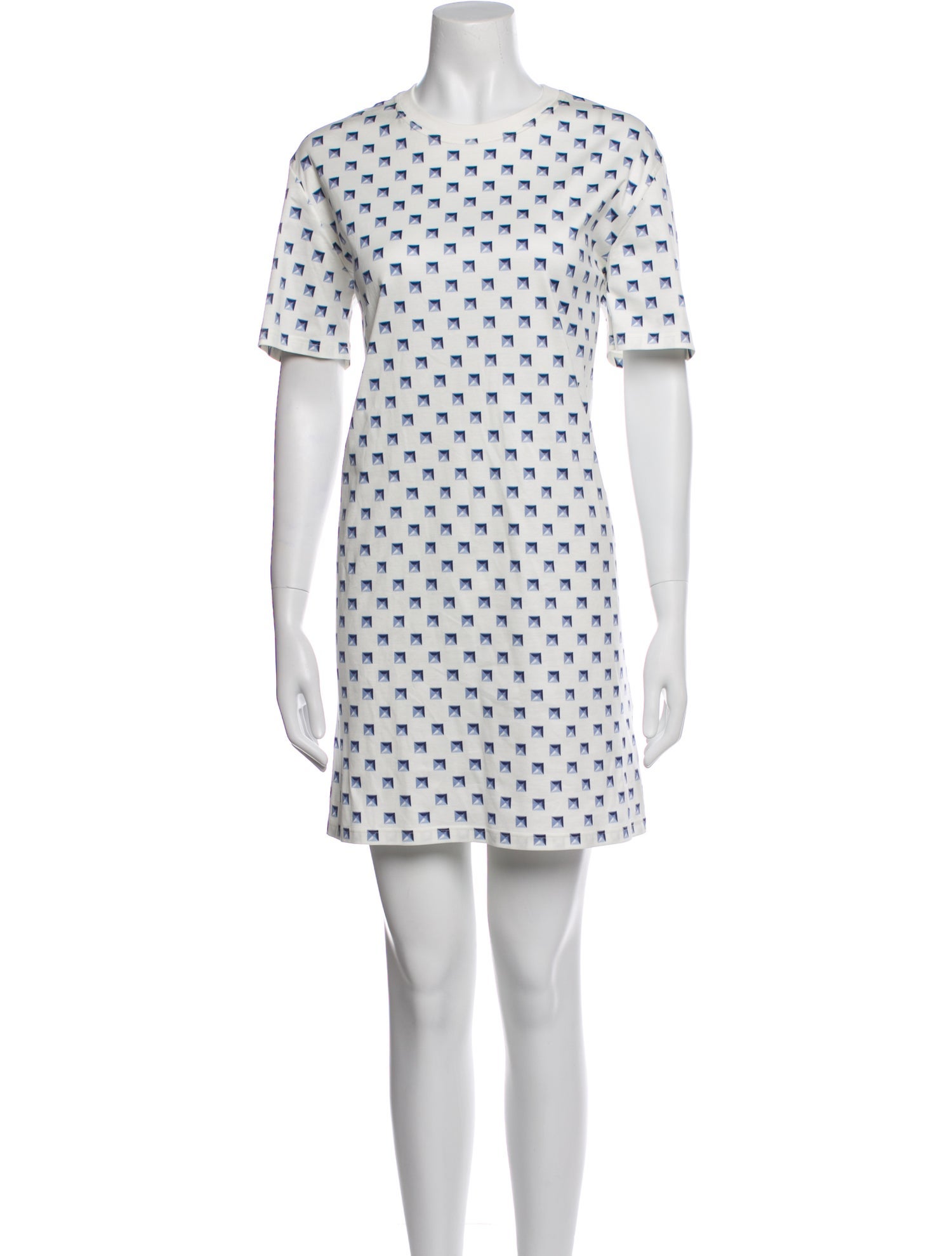 Hermès Polka Dot Print Mini Dress