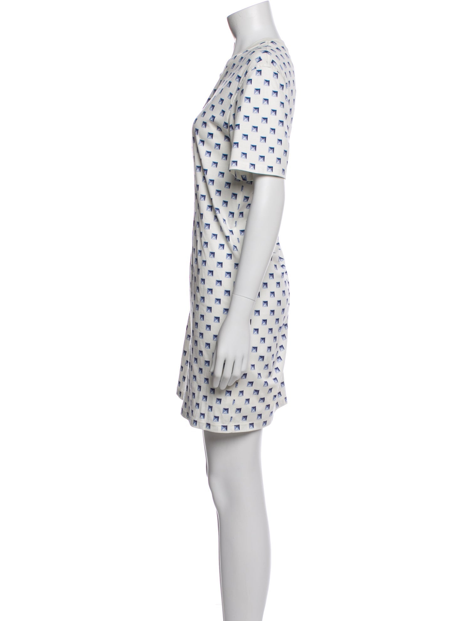 Hermès Polka Dot Print Mini Dress