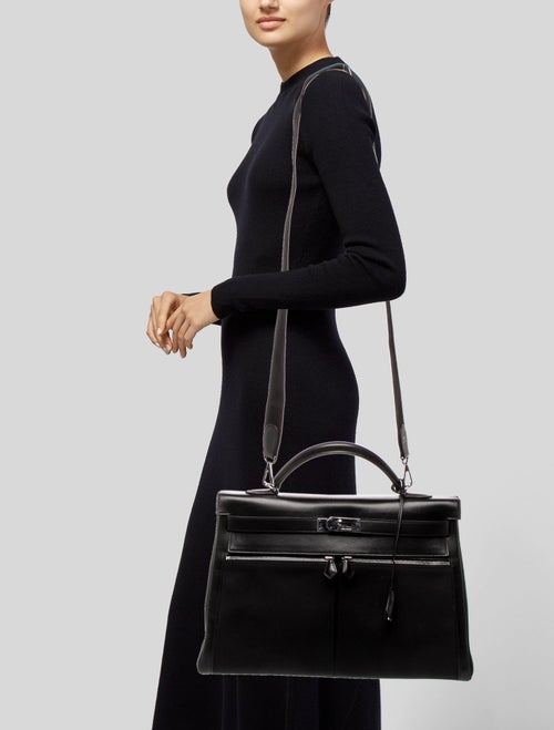 Hermès Box & Toile Kelly Lakis 40