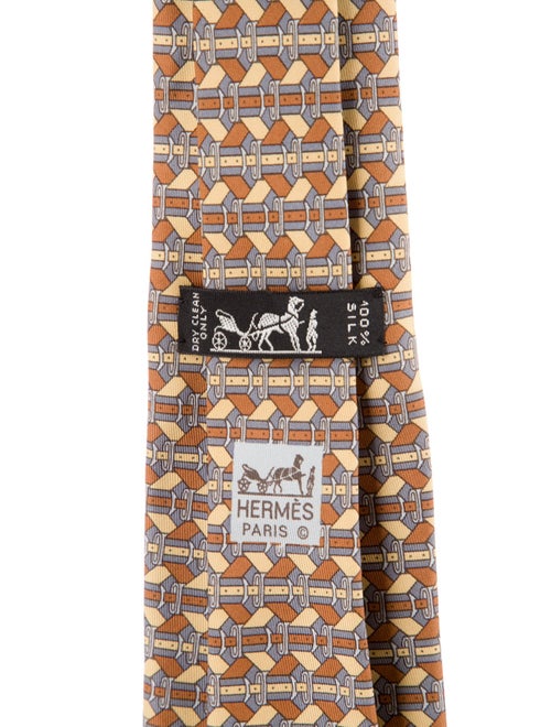 Hermès Hermès Silk Patterned Tie