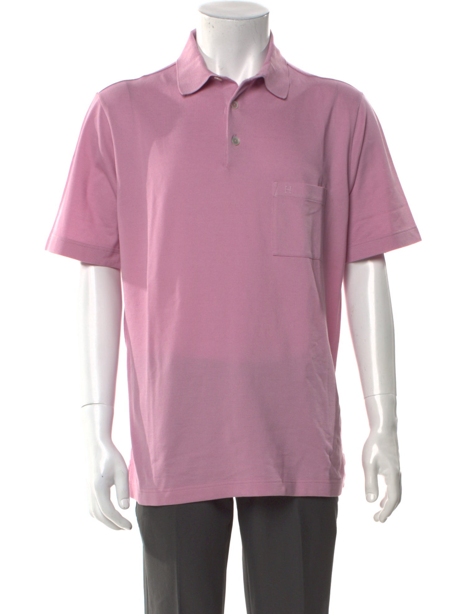 Hermès Collar Short Sleeve Polo Shirt w/ Tags