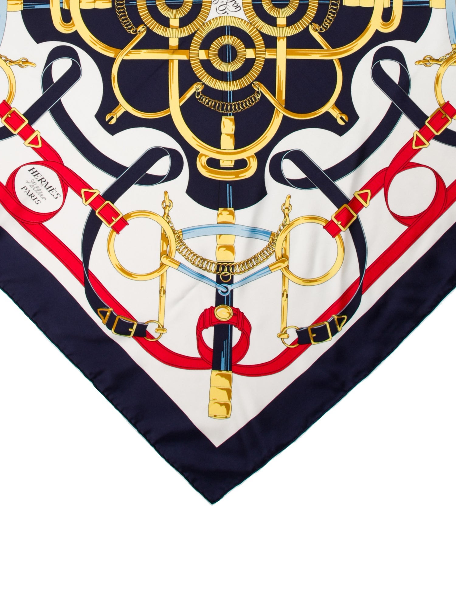 Hermès Eperon D'Or Silk Scarf