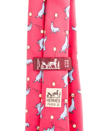 Hermès Patterned Tie