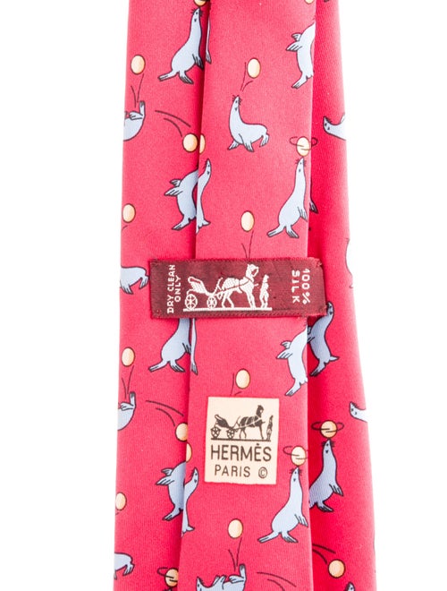 Hermès Patterned Tie
