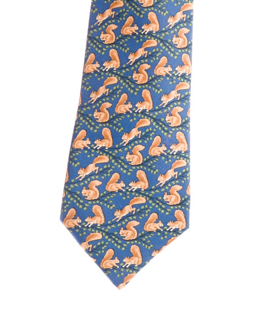 Hermès Patterned Tie