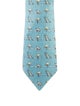 Hermès Silk Printed Tie