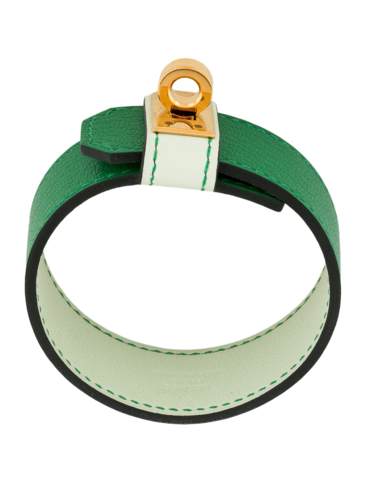 Hermès Leather Kelly Twist Wrap Bracelet
