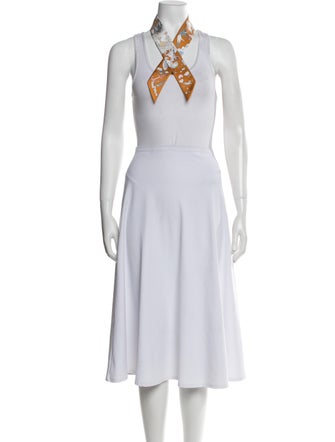 Hermès Sur Mon Nuage Silk Twilly Scarf