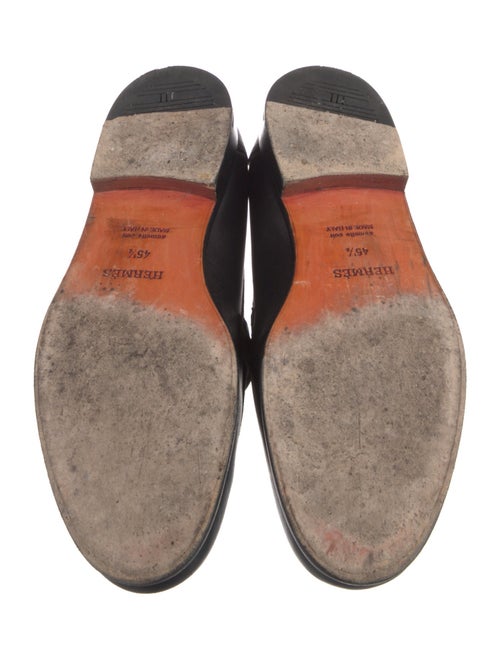 Hermès Destin Calfskin Dress Loafers