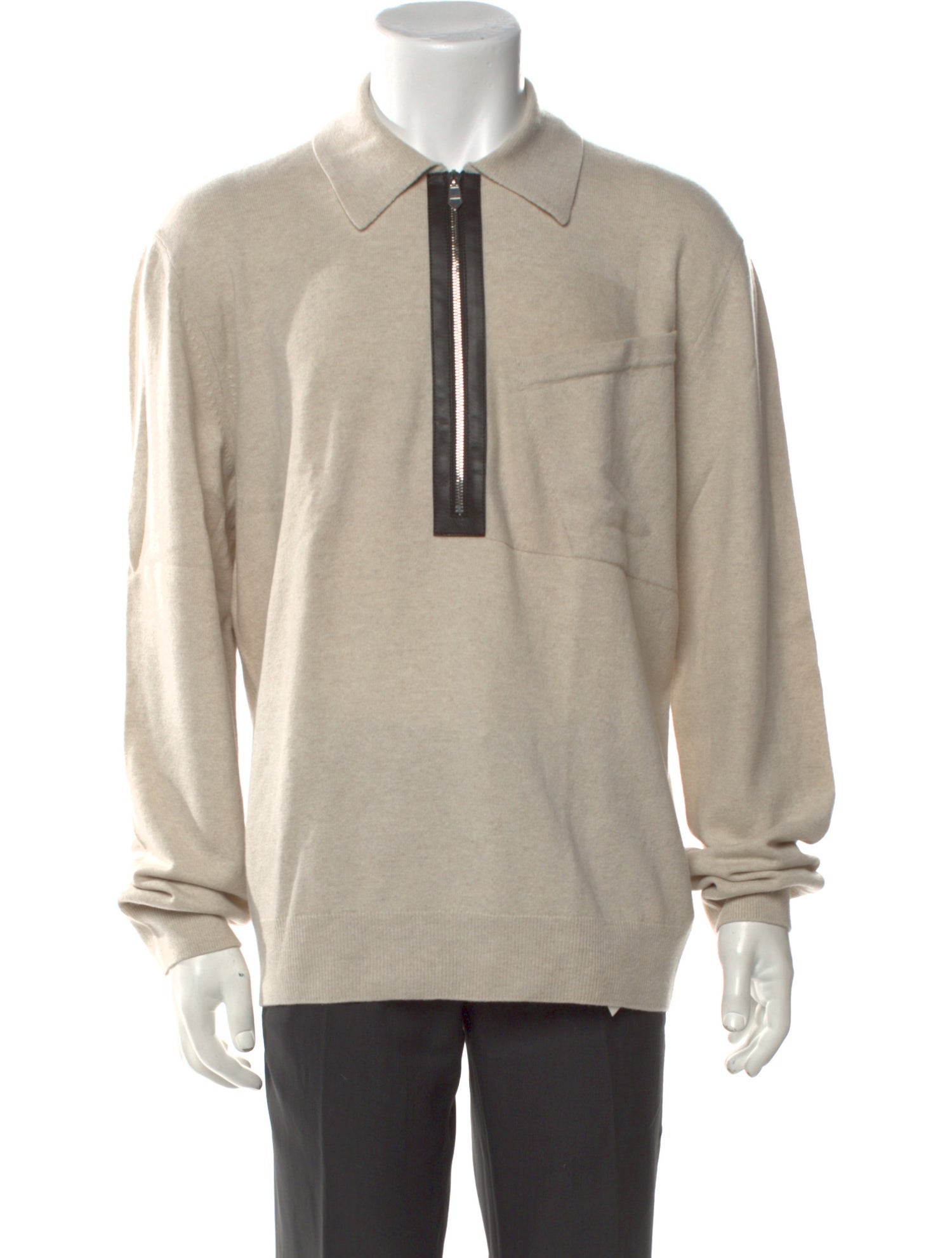 Hermès Wool Turtleneck Polo Sweater