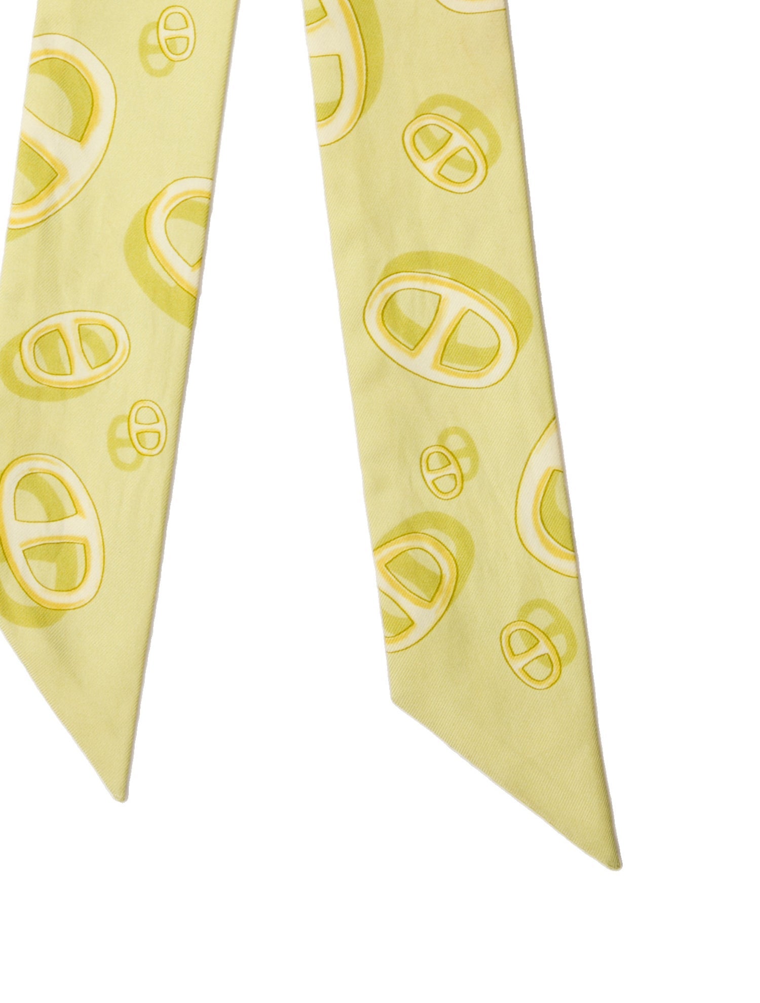 Hermès Chaine d'Ancre Silk Twilly Scarf