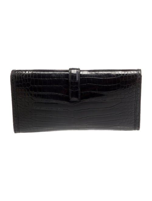 Hermès Shiny Crocodile Porosus Jige Elan 29