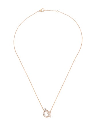 Hermès 18K Diamond Finesse Pendant Necklace