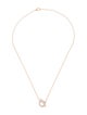 Hermès 18K Diamond Finesse Pendant Necklace