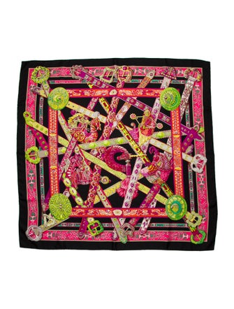 Hermès Le Songe De La Licorne Silk Scarf