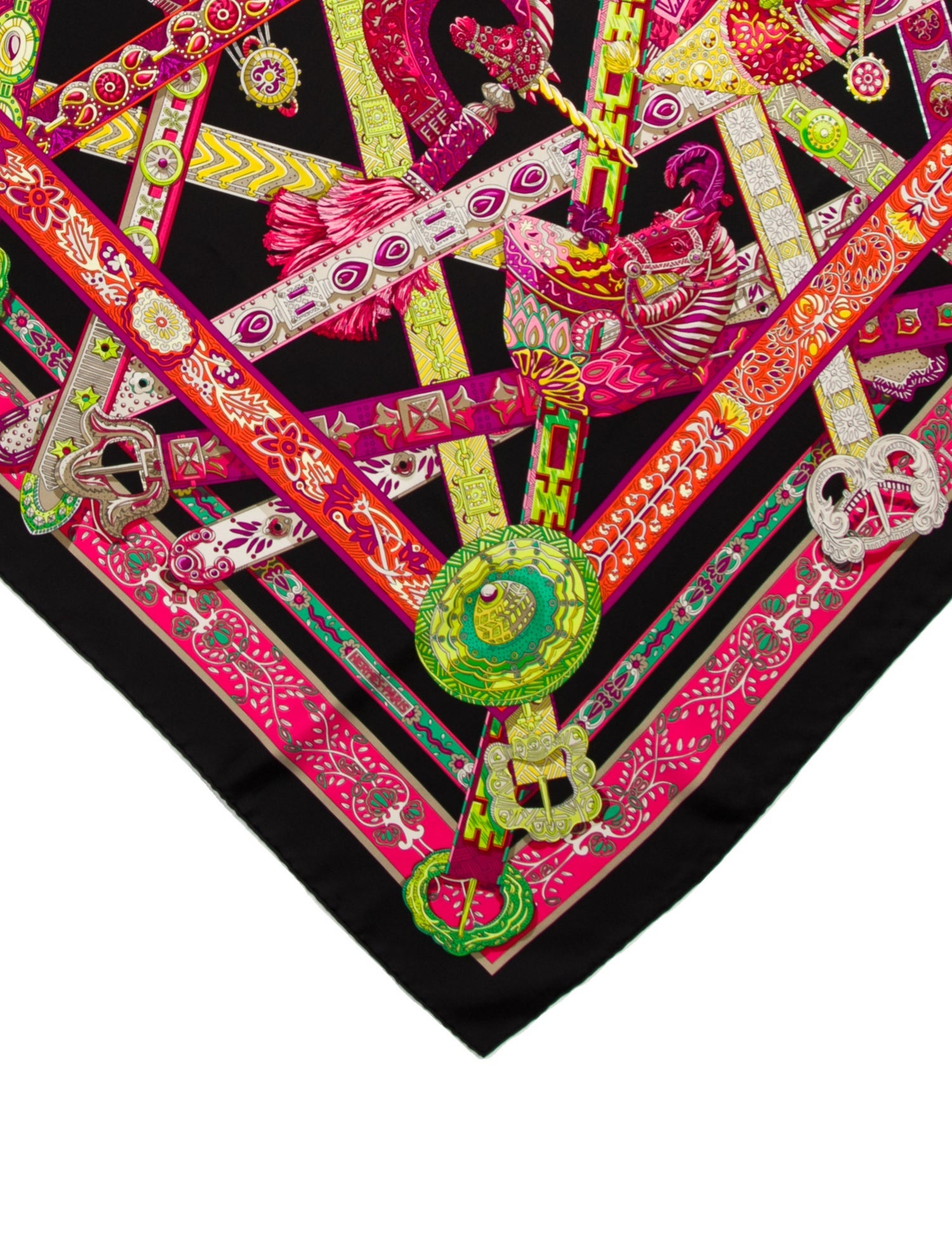 Hermès Le Songe De La Licorne Silk Scarf