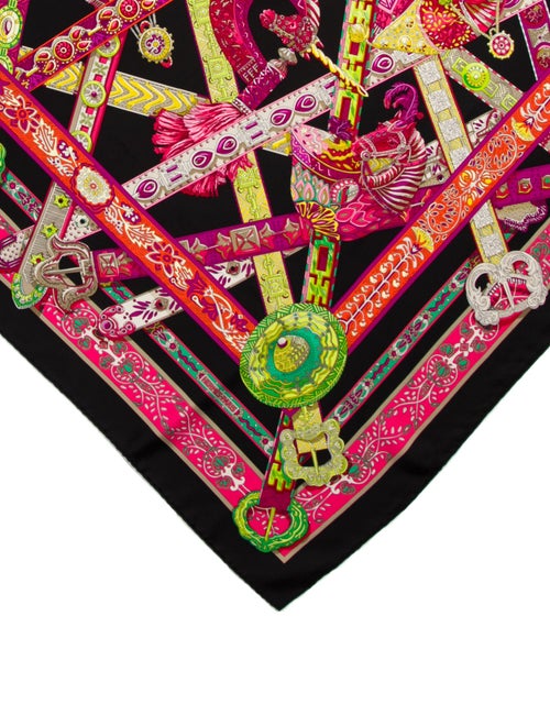 Hermès Le Songe De La Licorne Silk Scarf