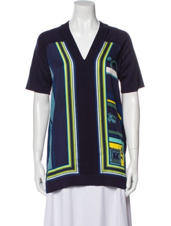 Hermès Silk Printed Polo