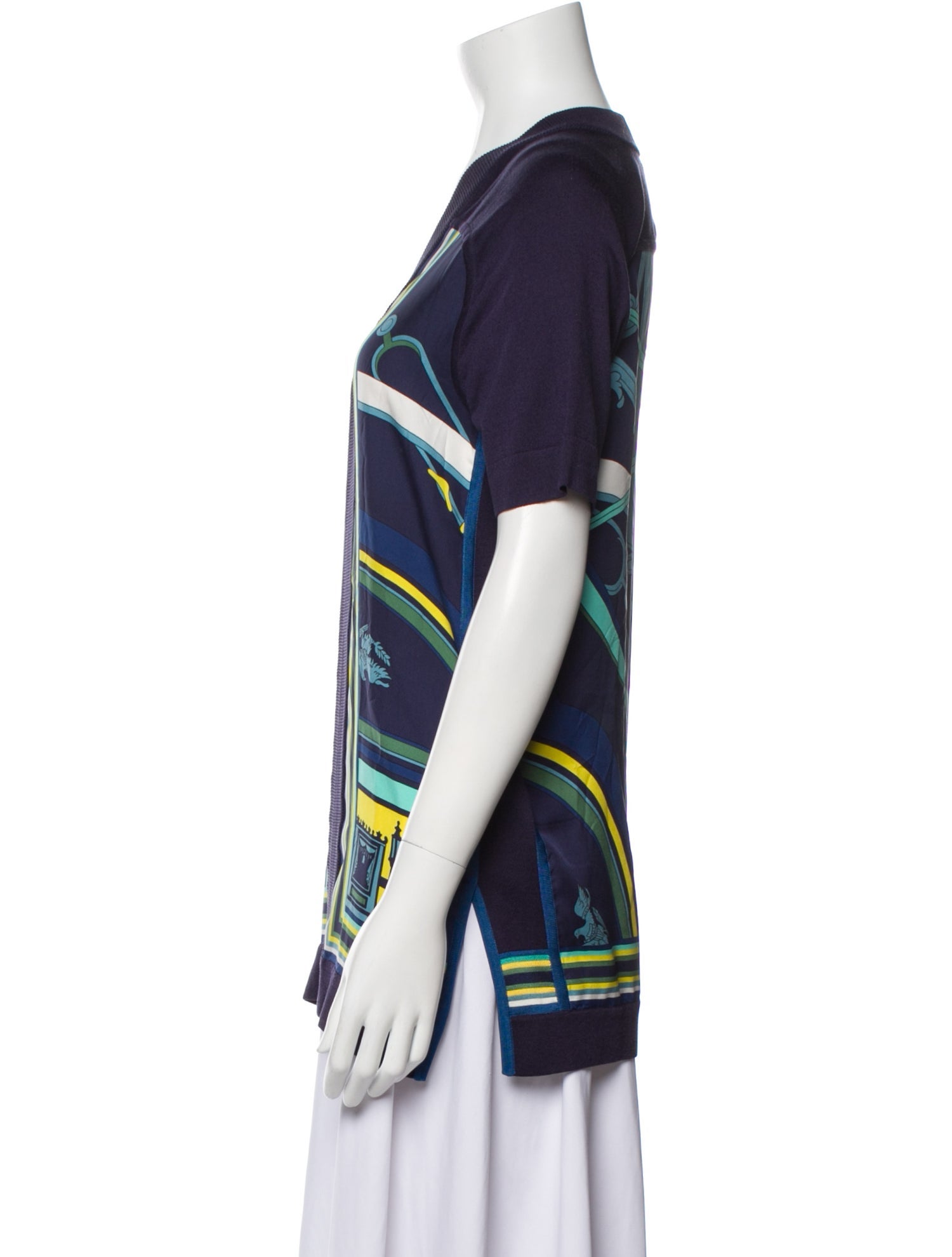 Hermès Silk Printed Polo