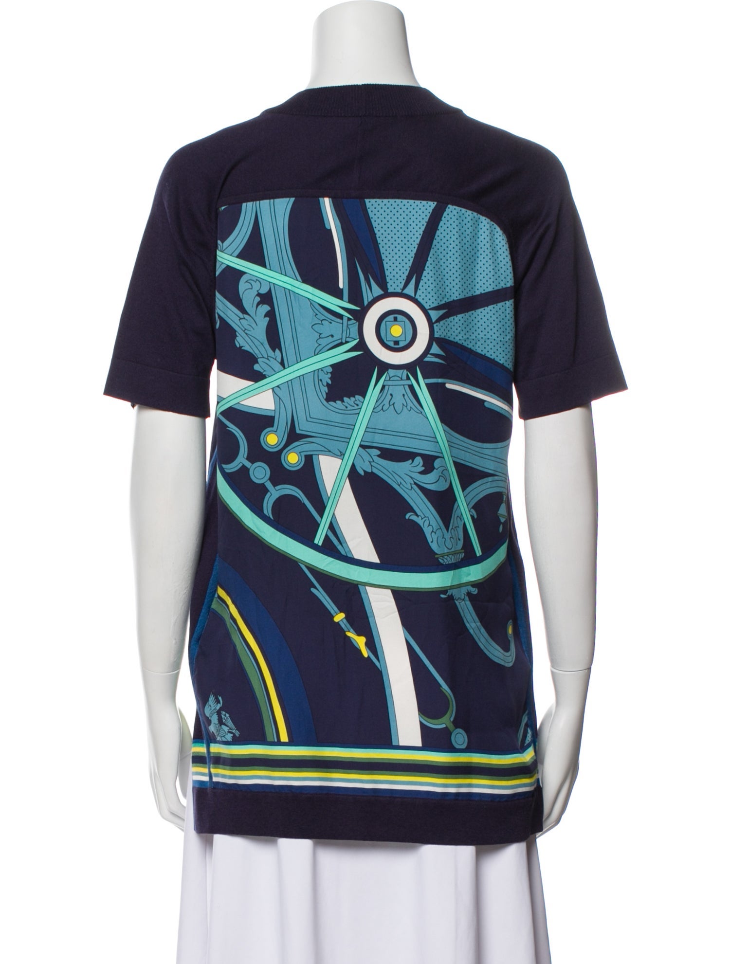 Hermès Silk Printed Polo