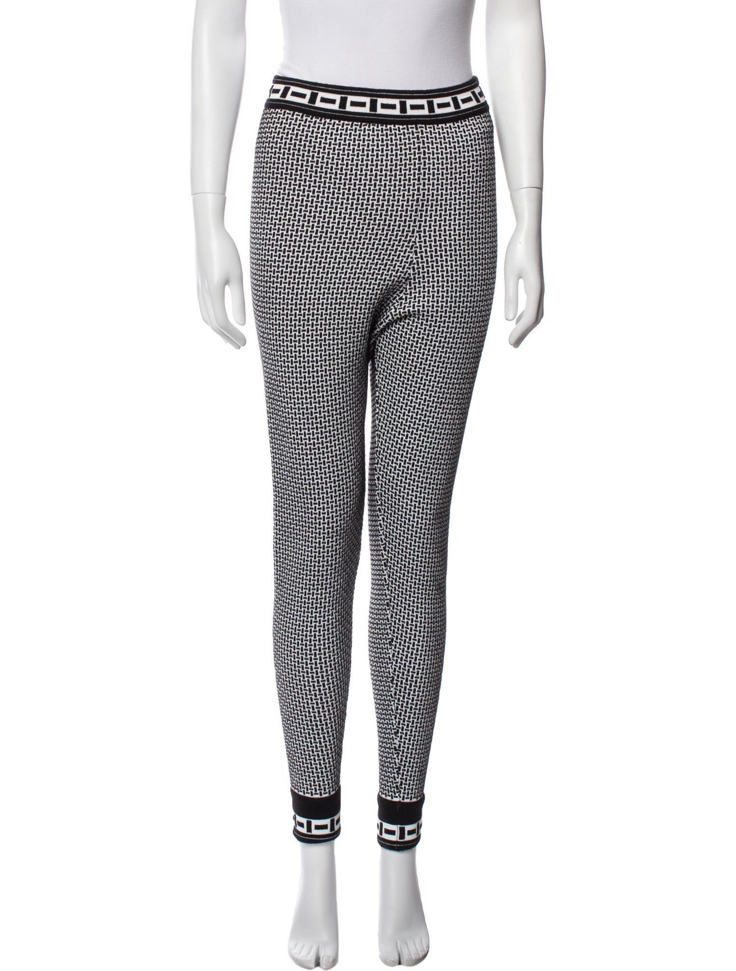 Hermès Wool Skinny Leg Pants