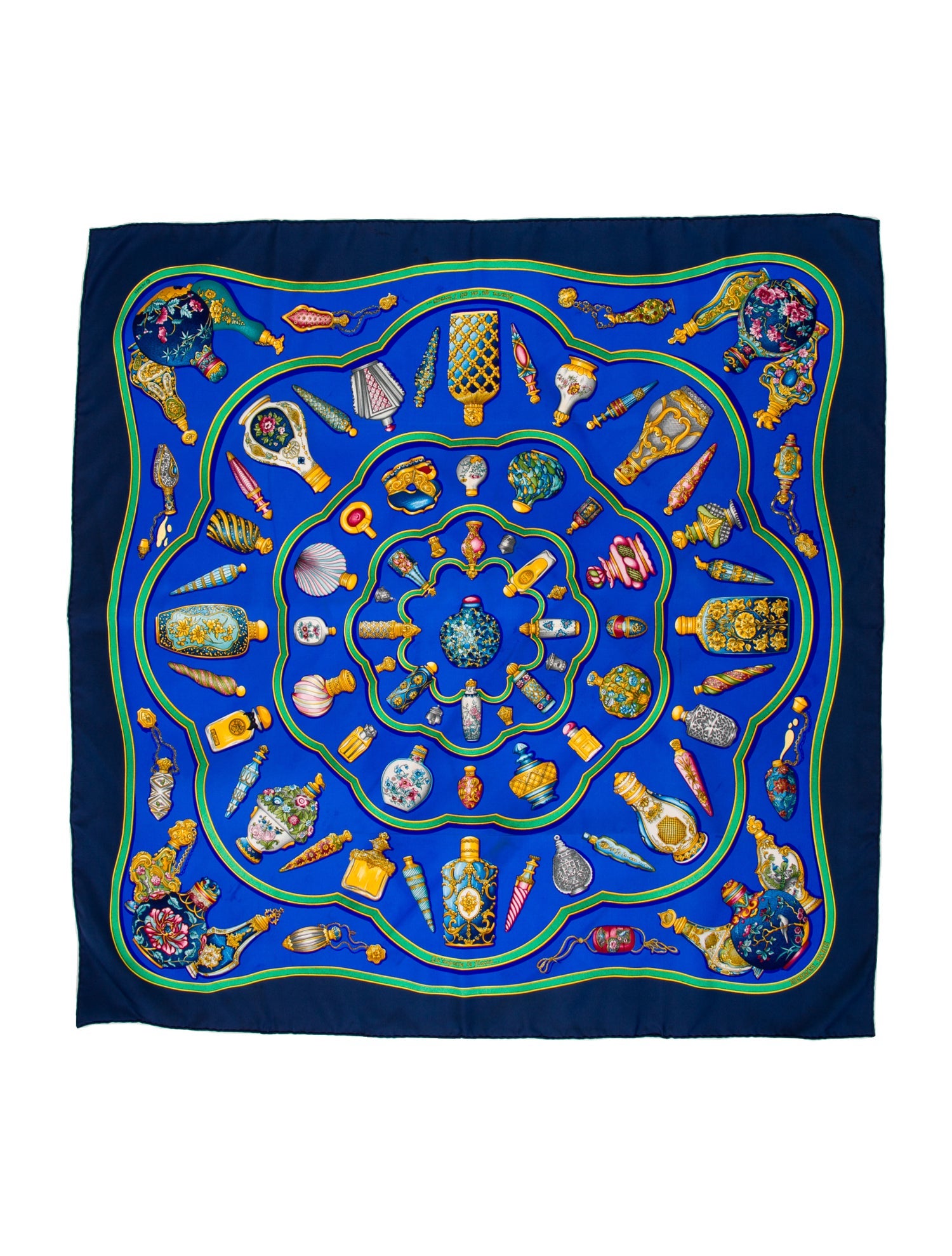 Hermès Qu'importe Le Flacon Silk Scarf