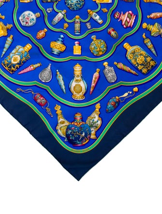 Hermès Qu'importe Le Flacon Silk Scarf