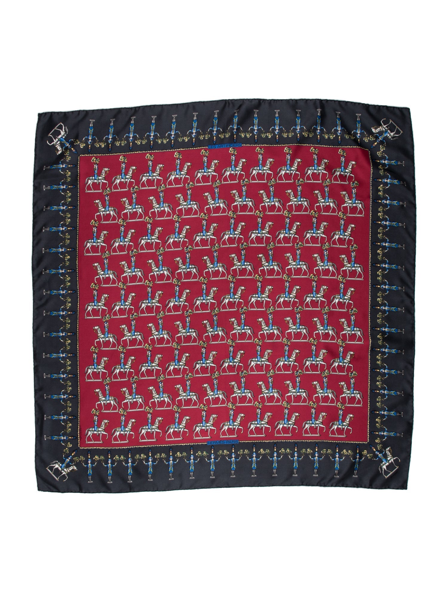 Hermès Les Artificers Silk Scarf