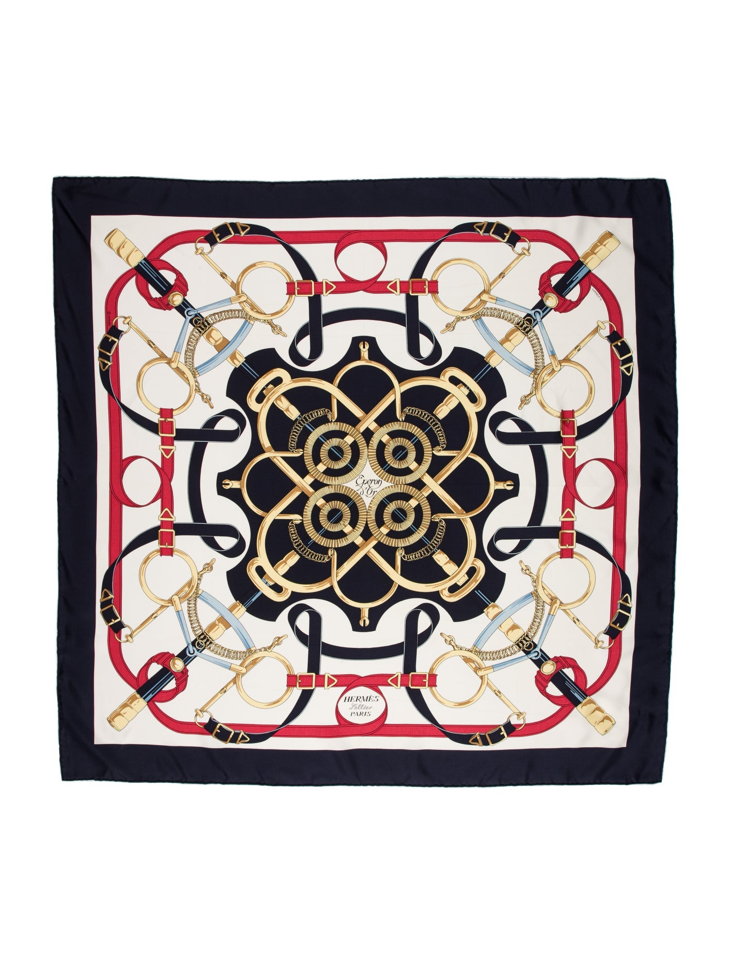 Hermès Eperon D'Or Silk Scarf