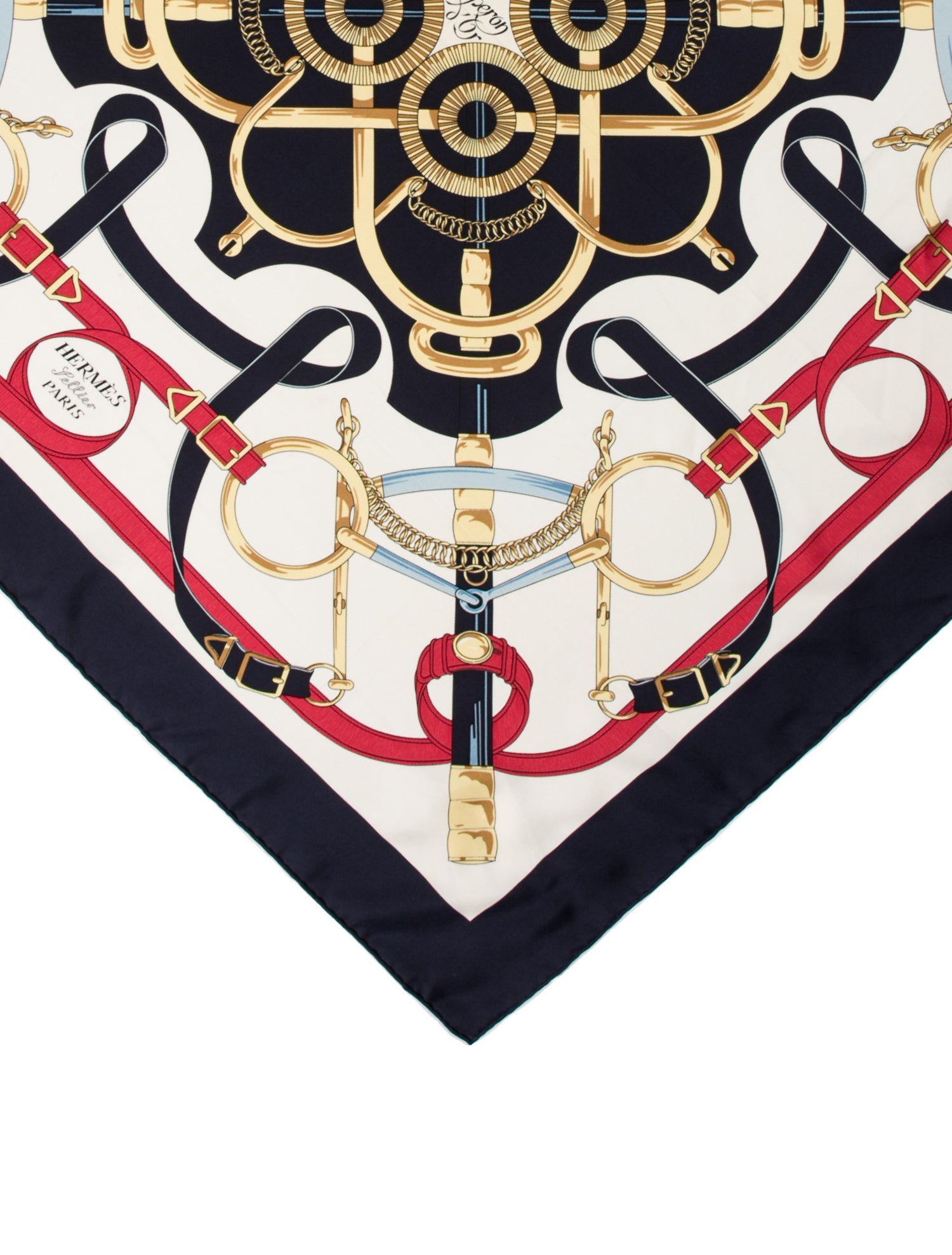Hermès Eperon D'Or Silk Scarf