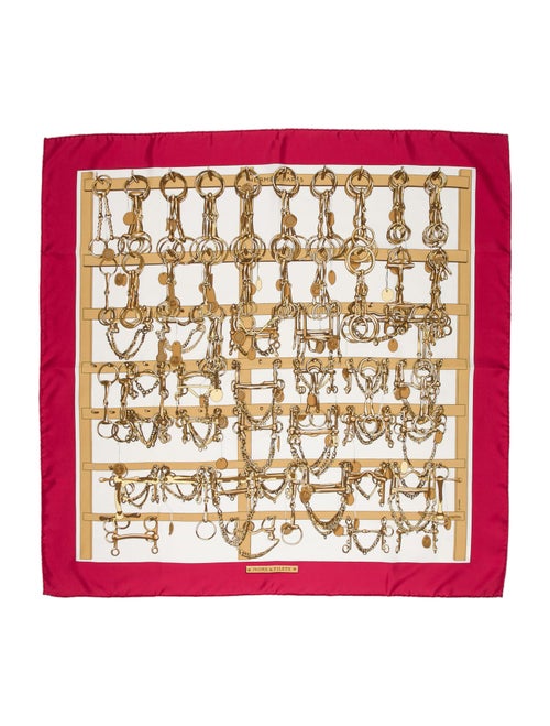 Hermès Mors et Filets Silk Scarf