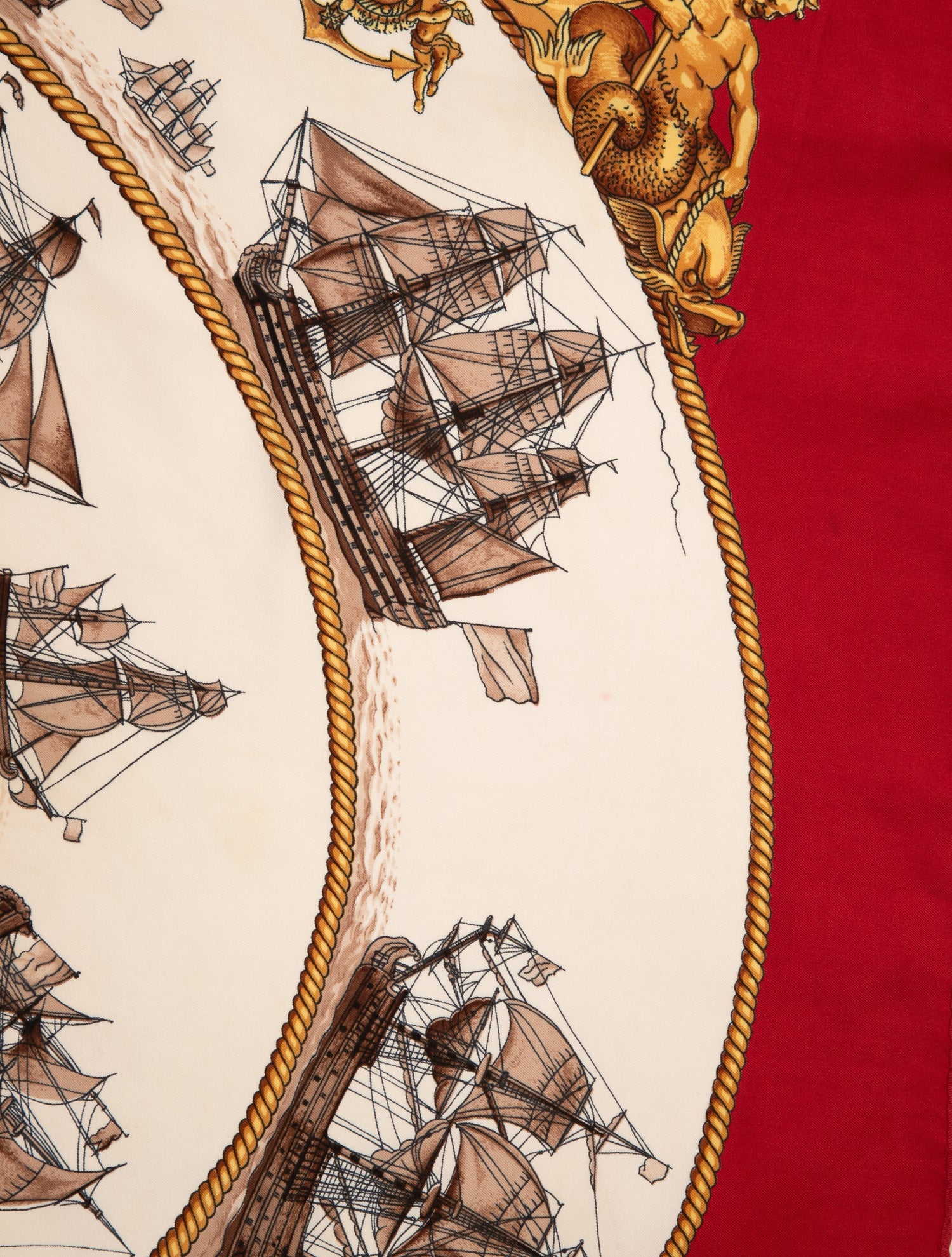 Hermès Silhouettes Navales Silk Scarf