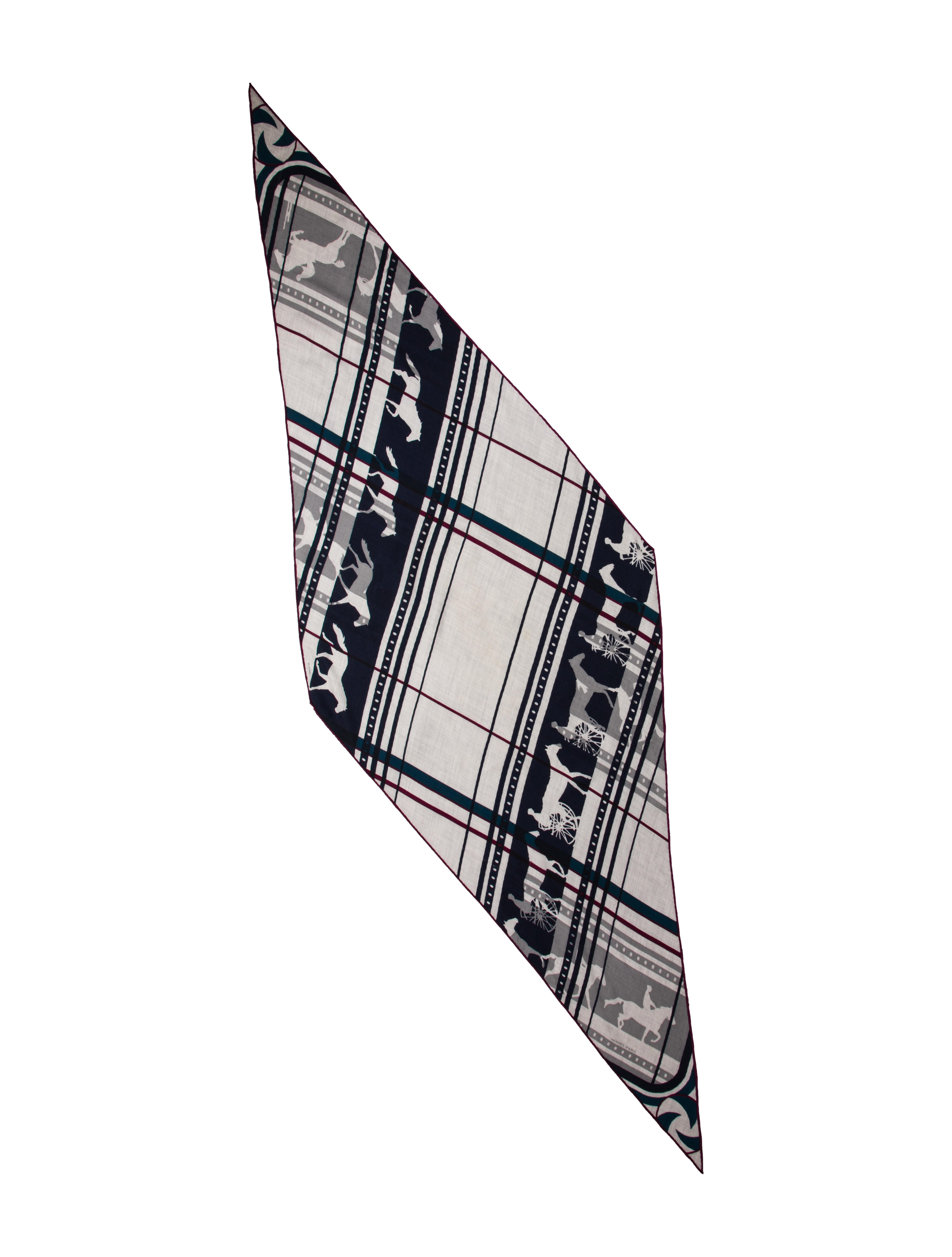 Hermès Sequences Losange Cashmere Scarf