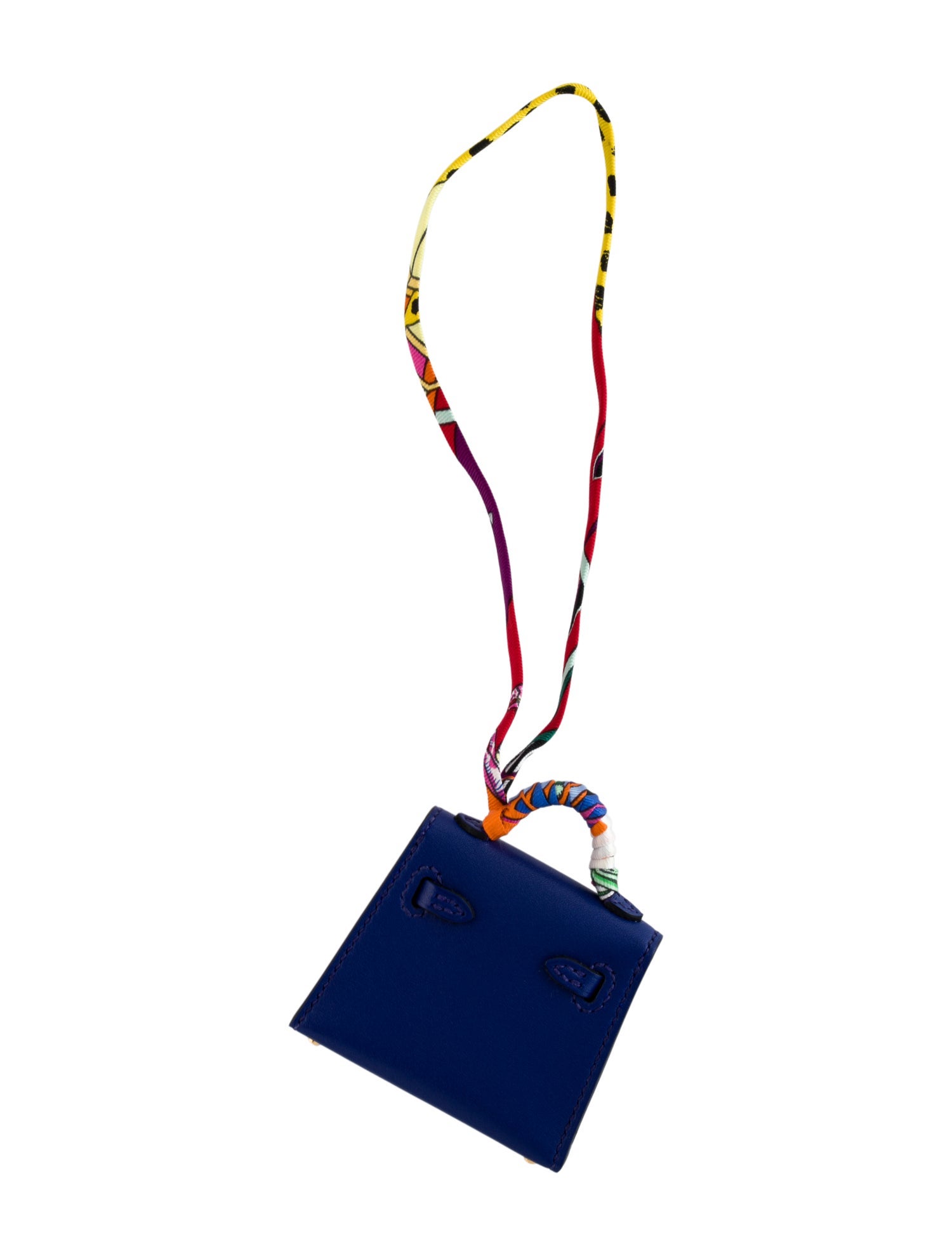 Hermès Tadelakt Mini Kelly Sellier Twilly Bag Charm