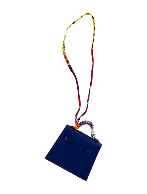 Hermès Tadelakt Mini Kelly Sellier Twilly Bag Charm