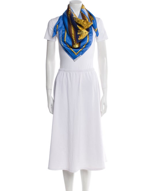 Hermès Cuillers D'Afrique Silk Scarf