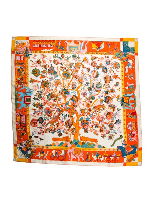 Hermès Fantaisies Indiennes Silk Scarf