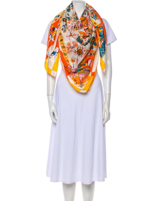 Hermès Fantaisies Indiennes Silk Scarf