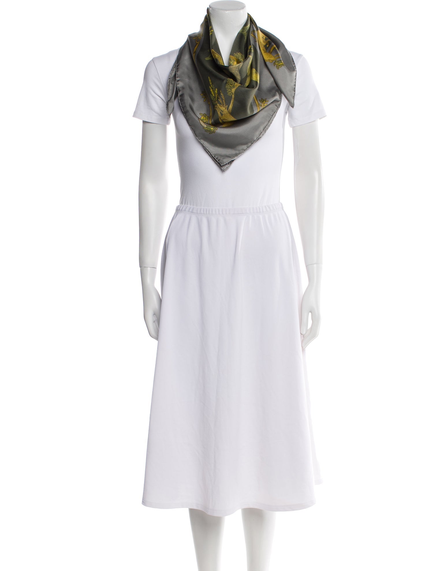 Hermès Alphabet 3 Silk Scarf