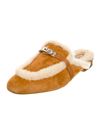 Hermès Oz Suede Mules