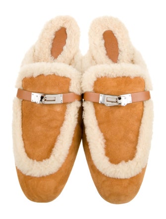 Hermès Oz Suede Mules