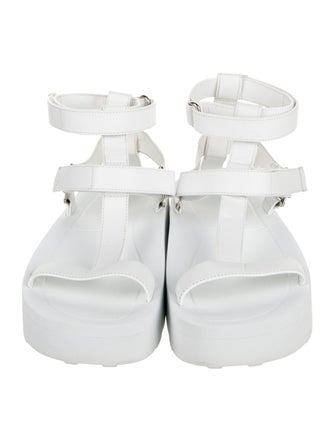 Hermès Enid Leather Gladiator Sandals