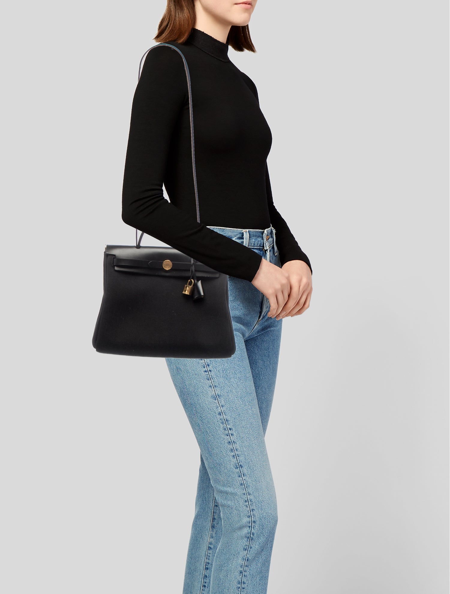 Hermès Toile & Vache Hunter Herbag Zip 31