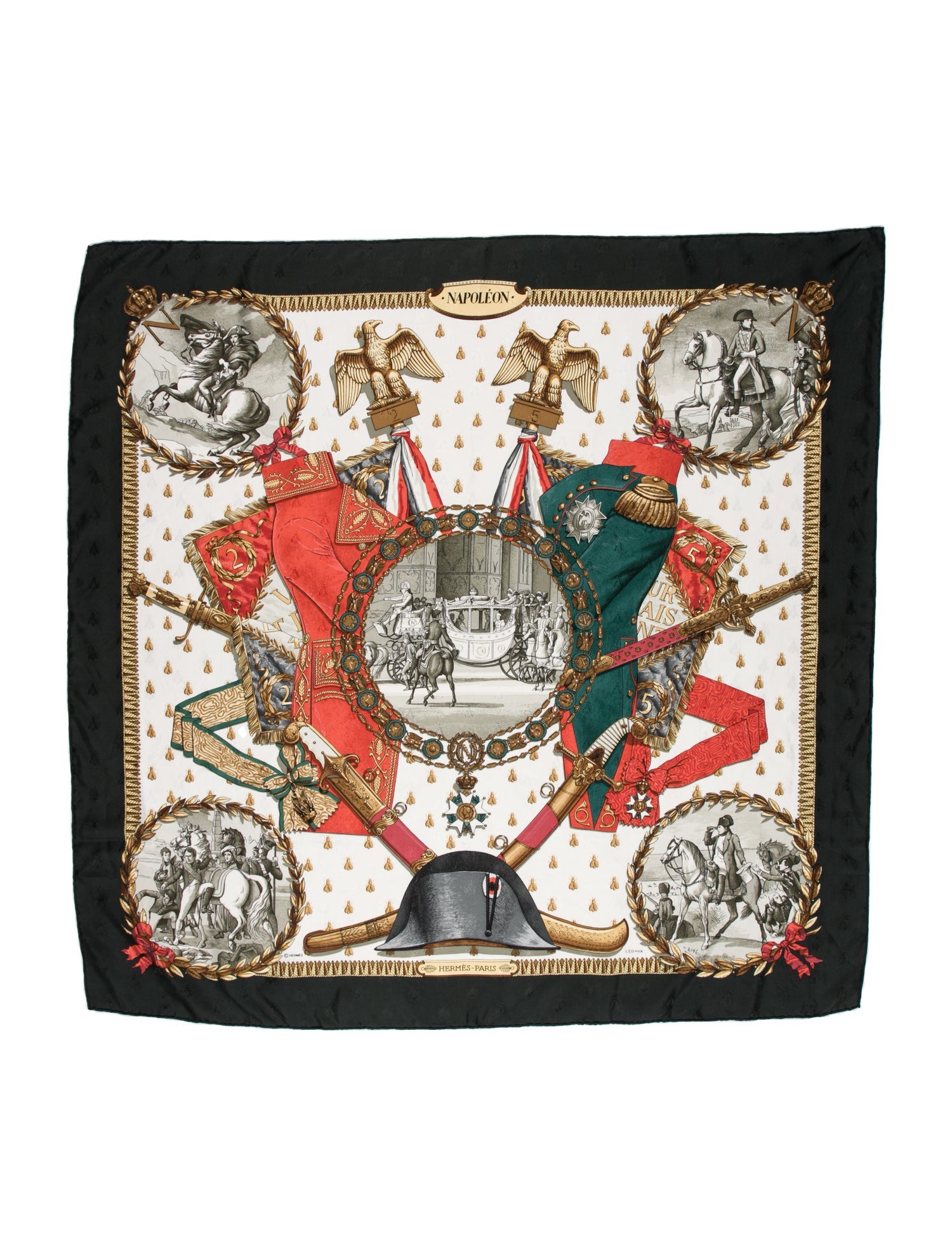 Hermès Napoléon Jacquard Silk Scarf