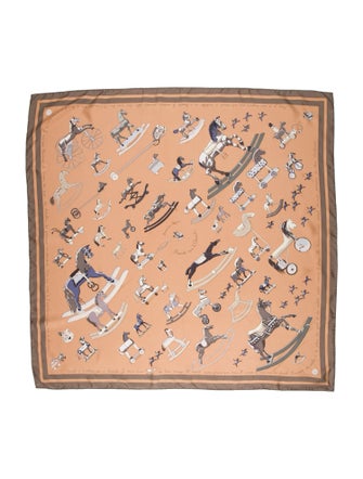 Hermès Raconte Moi le Cheval Silk Scarf