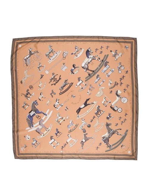 Hermès Raconte Moi le Cheval Silk Scarf