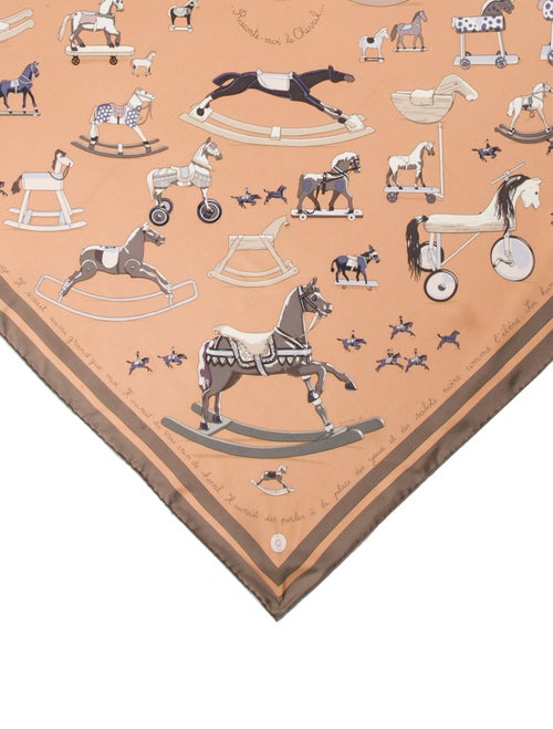 Hermès Raconte Moi le Cheval Silk Scarf
