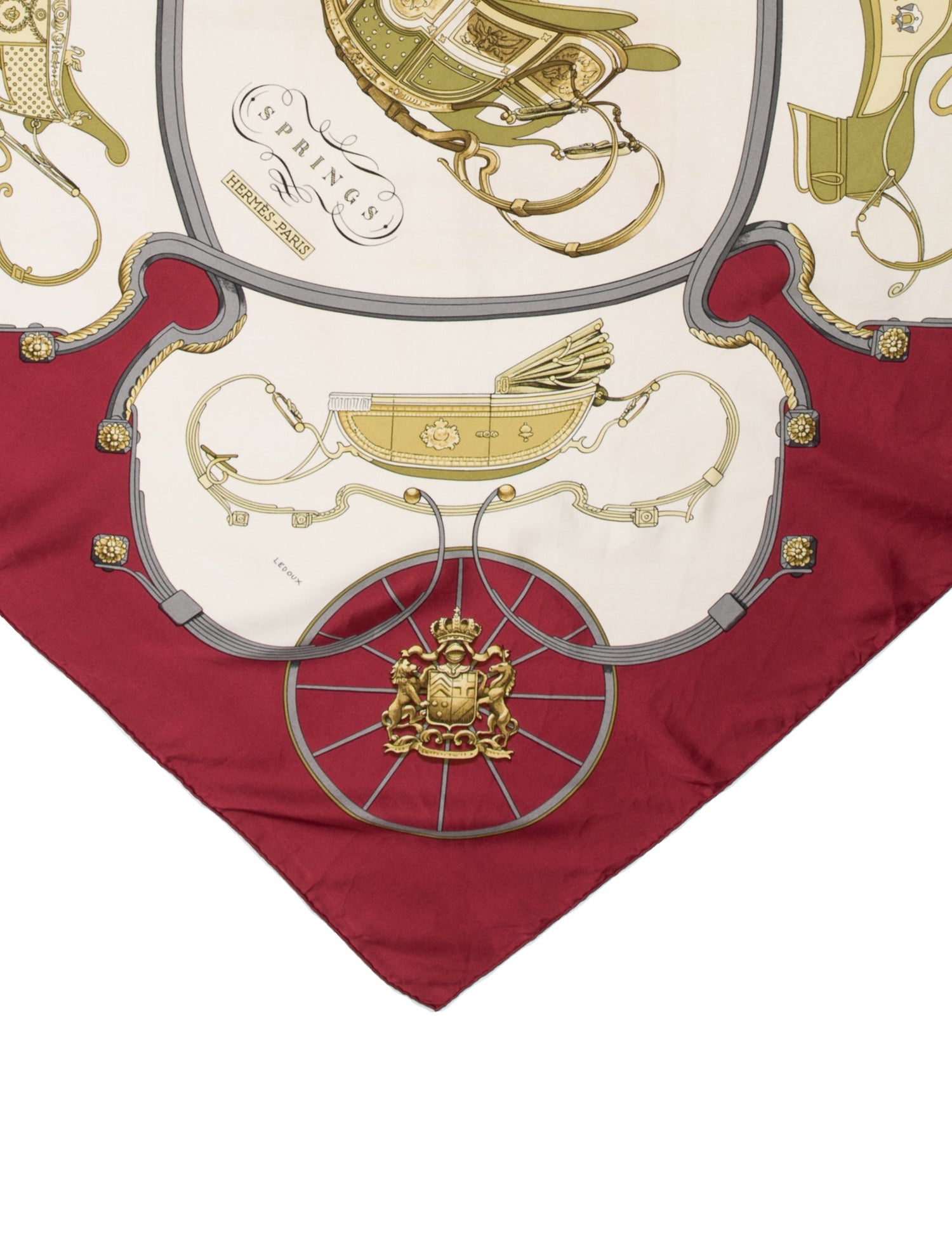 Hermès Springs Silk Scarf